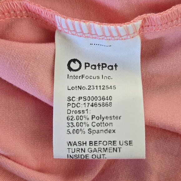 NWT Tween Girl Pink Casual Dress – Size 11-12 Years - Picture 4 of 5